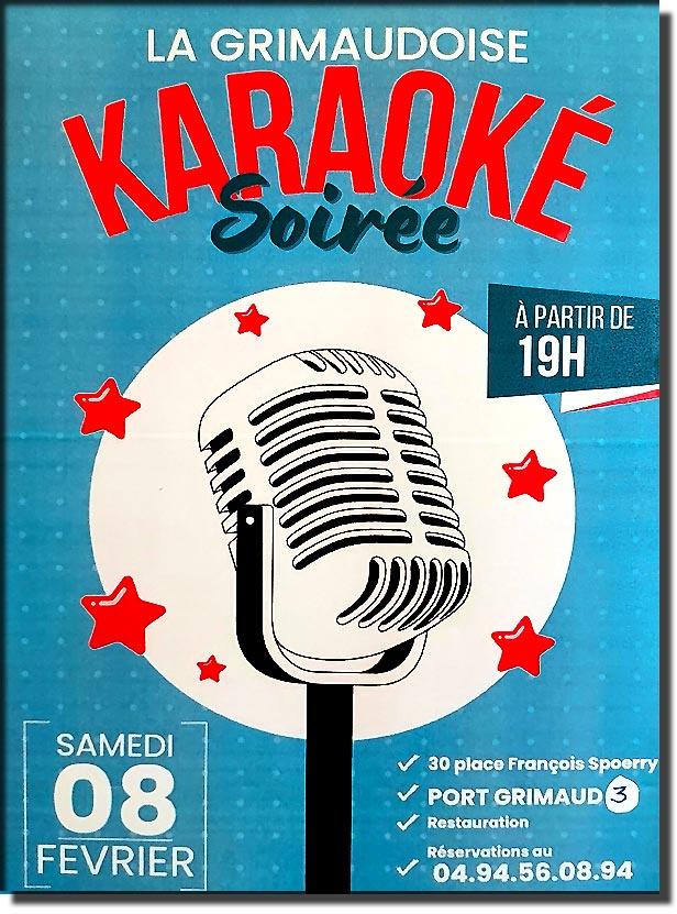 Karaoke a la Grimaudoise