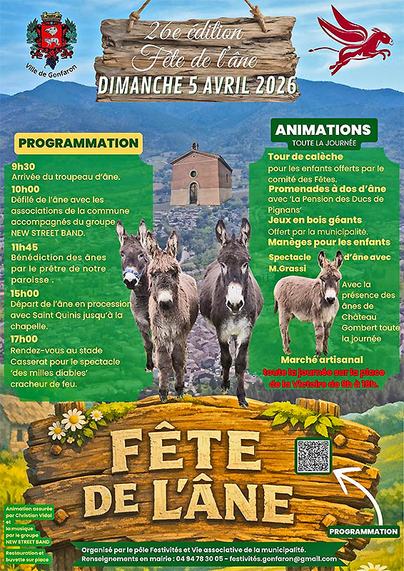 Fete de l'ane a Gonfaron