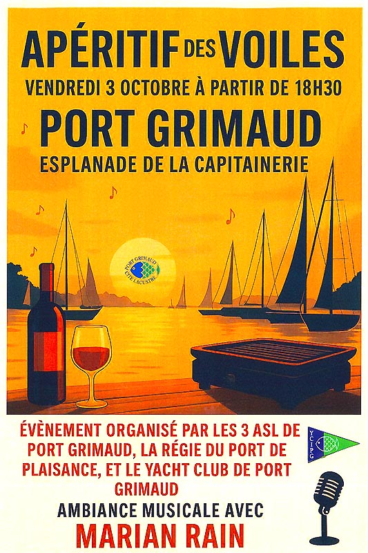 Apritif des voiles  PRT GRIMAUD