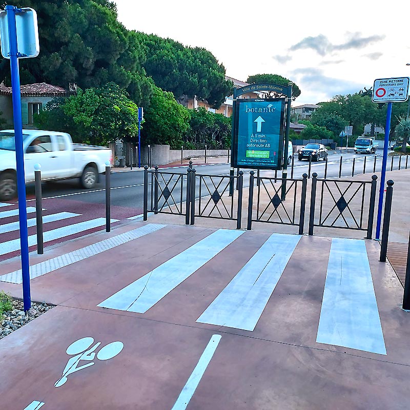 Fin de piste cyclable