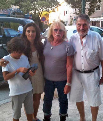 Christophe et Vartan place du Sud