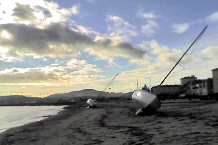 Lever de soleil sur Port Grimaud